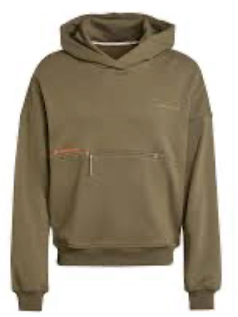 adidas Olive Green Men's Hoodie Sweatshirt